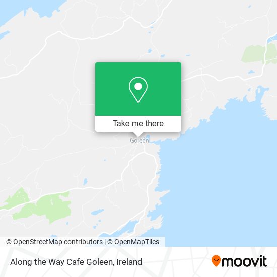 Along the Way Cafe Goleen map