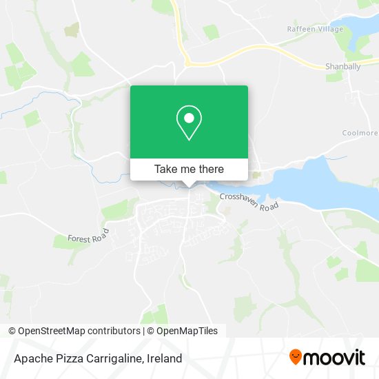Apache Pizza Carrigaline map