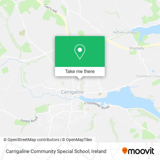 Carrigaline Community Special School map