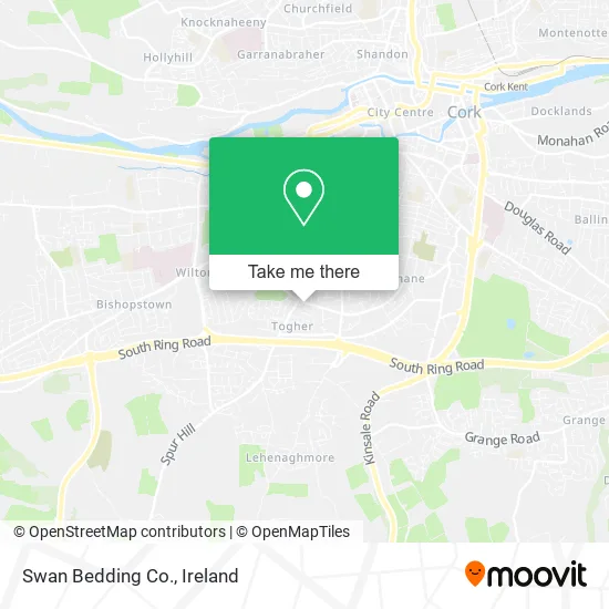 Swan Bedding Co. map