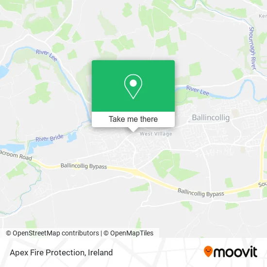 Apex Fire Protection map