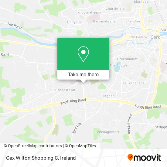 Cex Wilton Shopping C map