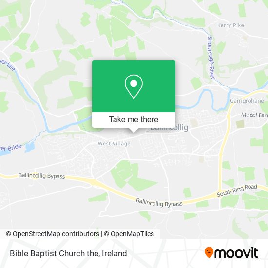 Bible Baptist Church the map
