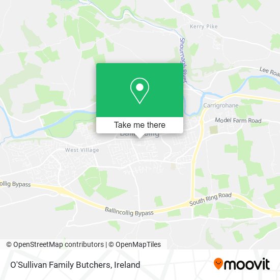 O'Sullivan Family Butchers map