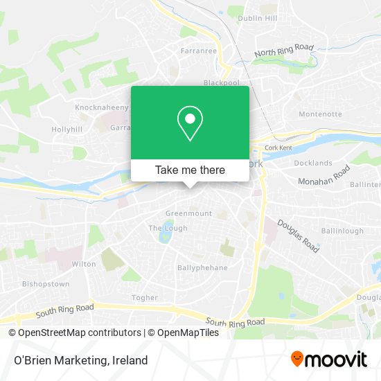 O'Brien Marketing map