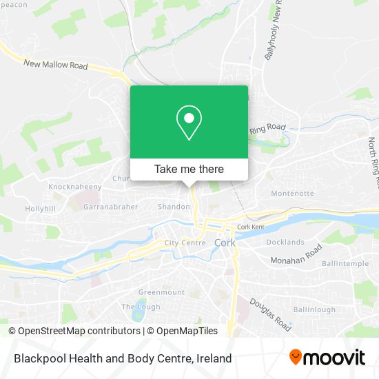 Blackpool Health and Body Centre map