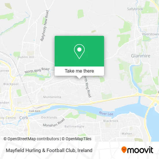 Mayfield Hurling & Football Club map