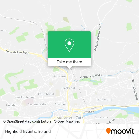 Highfield Events map