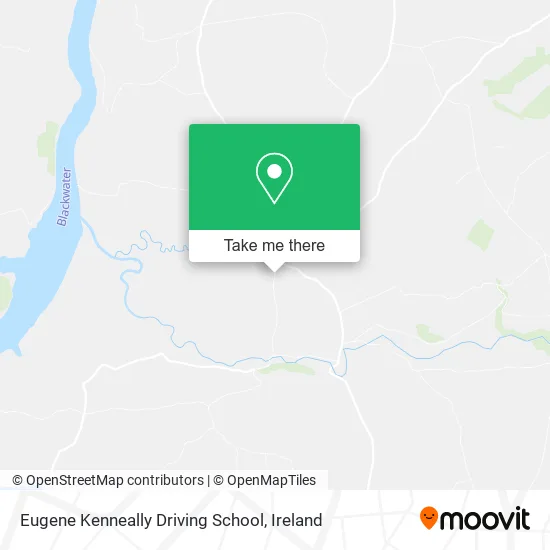 Eugene Kenneally Driving School map