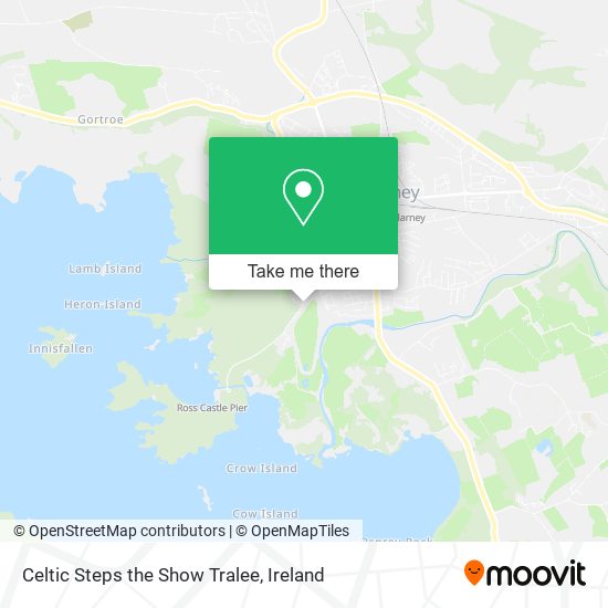 Celtic Steps the Show Tralee map