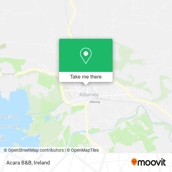 Acara B&B map