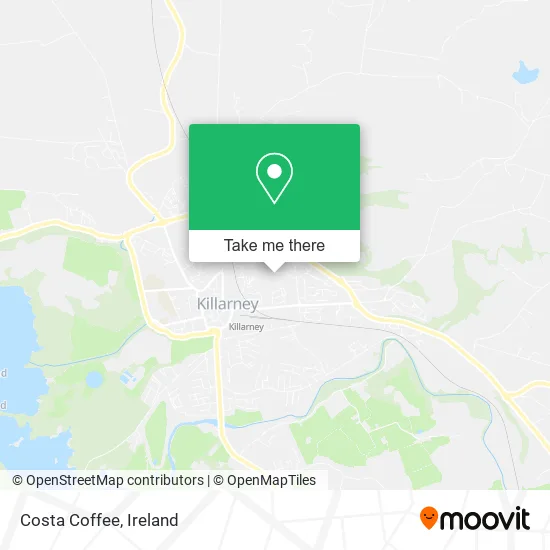 Costa Coffee map