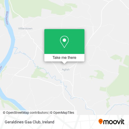 Geraldines Gaa Club map