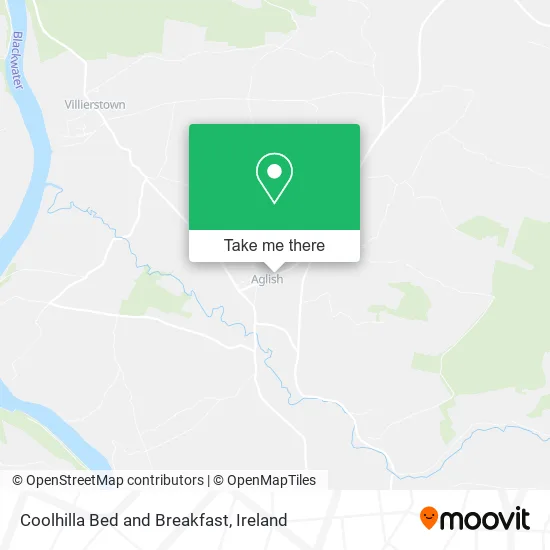 Coolhilla Bed and Breakfast map