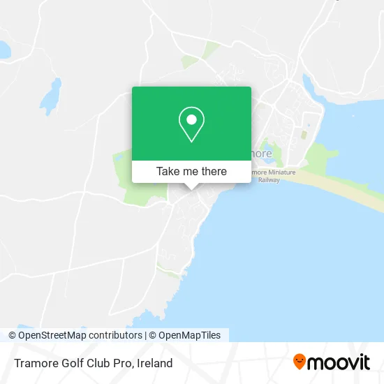 Tramore Golf Club Pro map