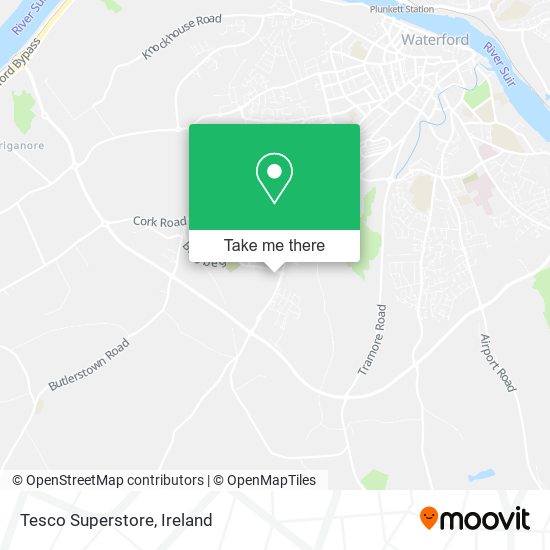 Tesco Superstore map