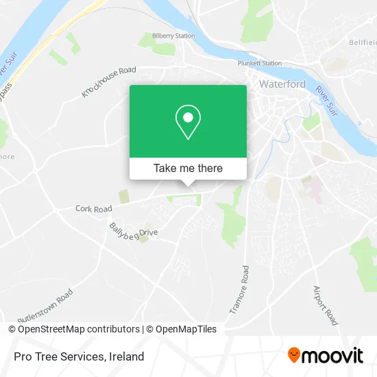Pro Tree Services map