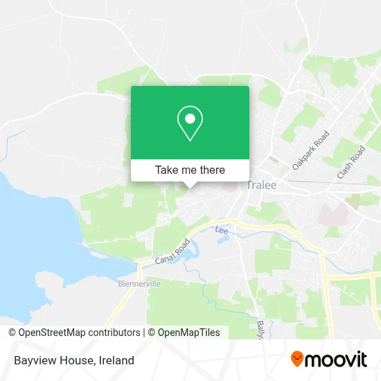 Bayview House map