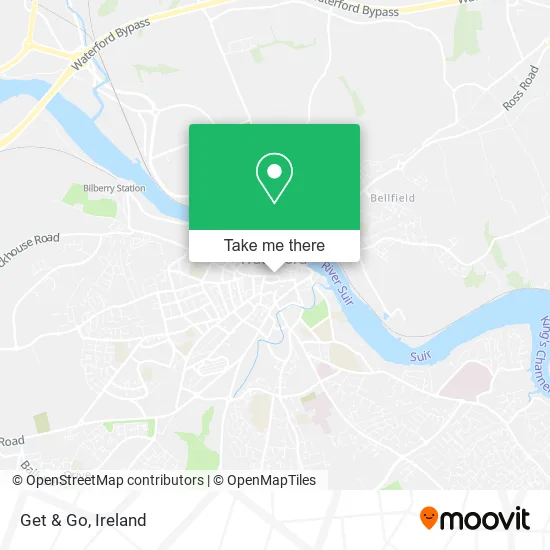Get & Go map