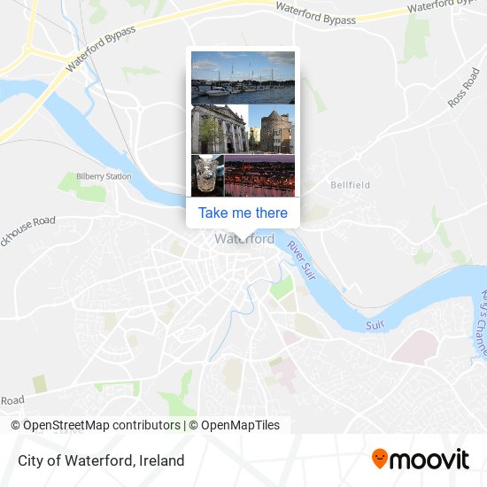 City of Waterford map