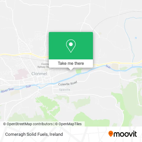 Comeragh Solid Fuels map