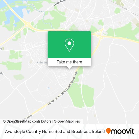 Avondoyle Country Home Bed and Breakfast map