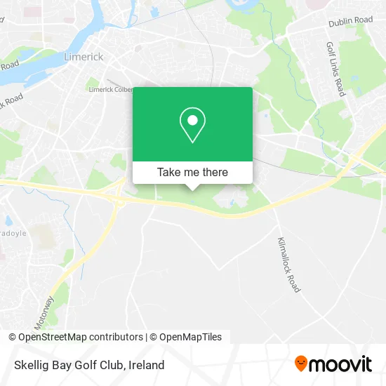 Skellig Bay Golf Club map