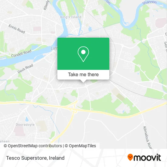 Tesco Superstore map