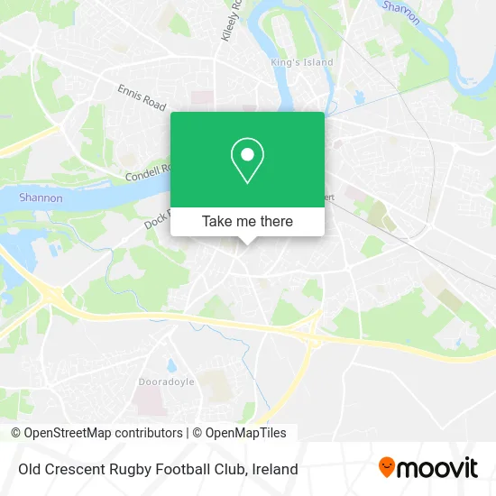 Old Crescent Rugby Football Club map
