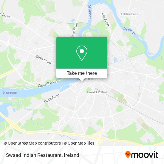 Swaad Indian Restaurant map