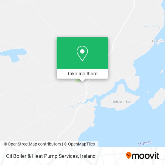 Oil Boiler & Heat Pump Services map