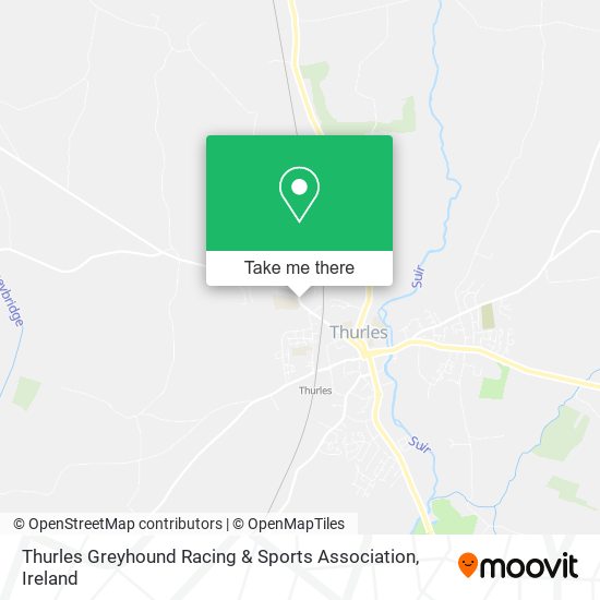 Thurles Greyhound Racing & Sports Association map