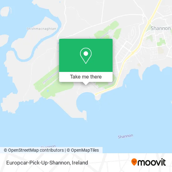 Europcar-Pick-Up-Shannon map