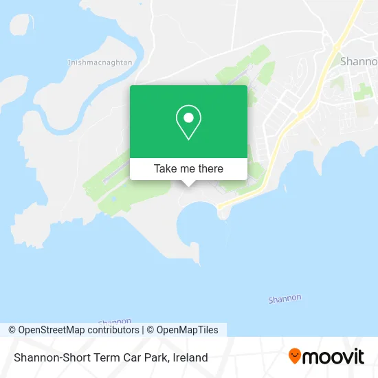 Shannon-Short Term Car Park map