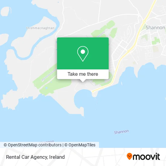 Rental Car Agency map