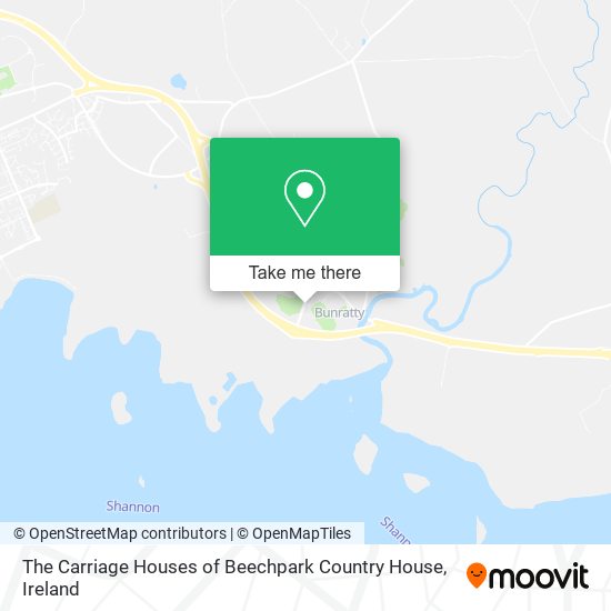 The Carriage Houses of Beechpark Country House map
