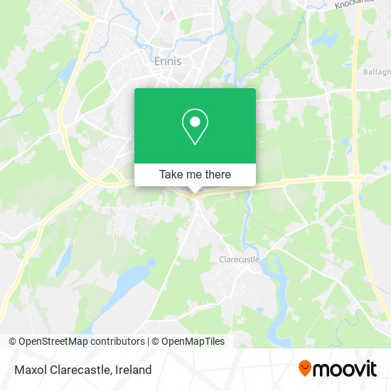 Maxol Clarecastle map
