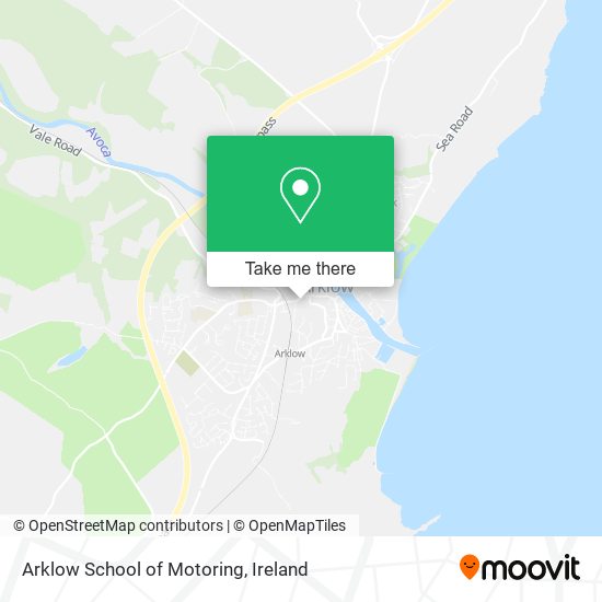 Arklow School of Motoring map