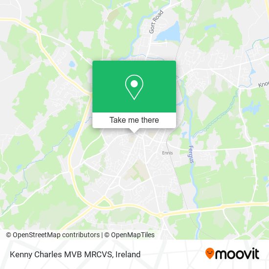 Kenny Charles MVB MRCVS map