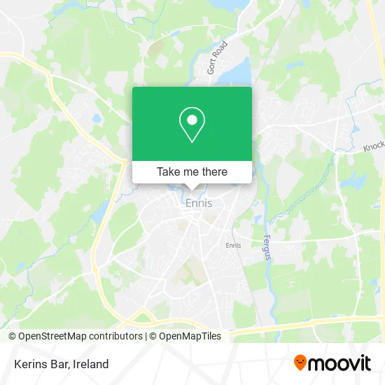 Kerins Bar map