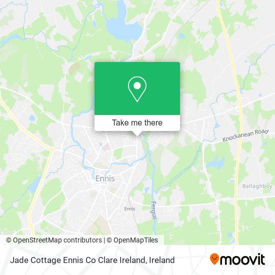 Jade Cottage Ennis Co Clare Ireland map