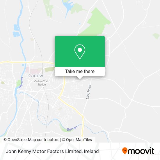John Kenny Motor Factors Limited map