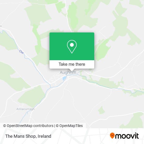 The Mans Shop map