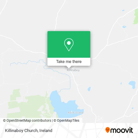 Killinaboy Church map