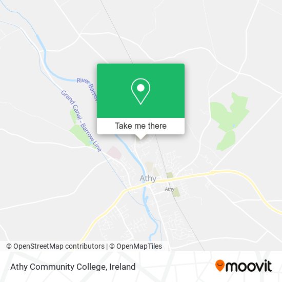 Athy Community College map