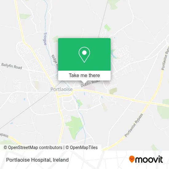 Portlaoise Hospital map