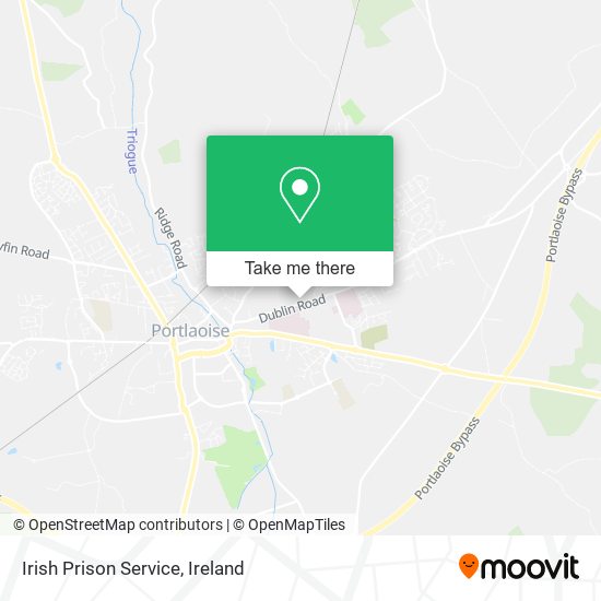 Irish Prison Service map