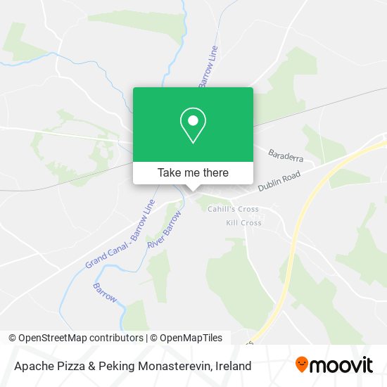 Apache Pizza & Peking Monasterevin map