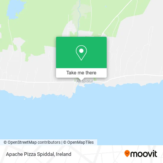 Apache Pizza Spiddal map