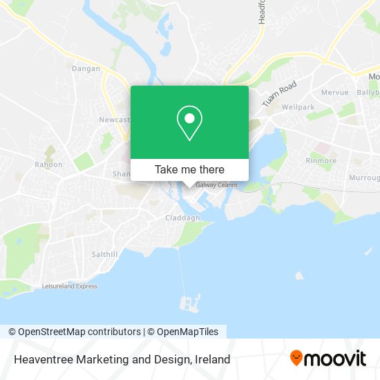 Heaventree Marketing and Design map